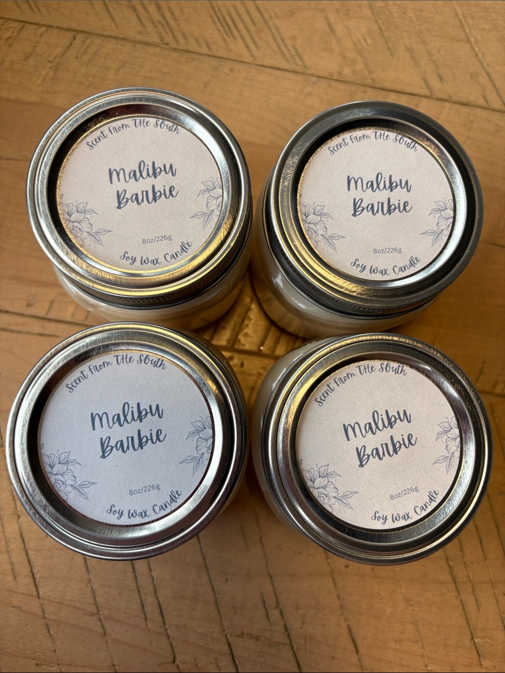 Malibu Barbie Soy Wax Candle